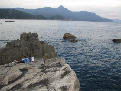鹿児島ショアジギングポイント 野間池の沖磯 青物のハガツオ等が沖から狙えるポイント!